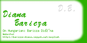 diana baricza business card